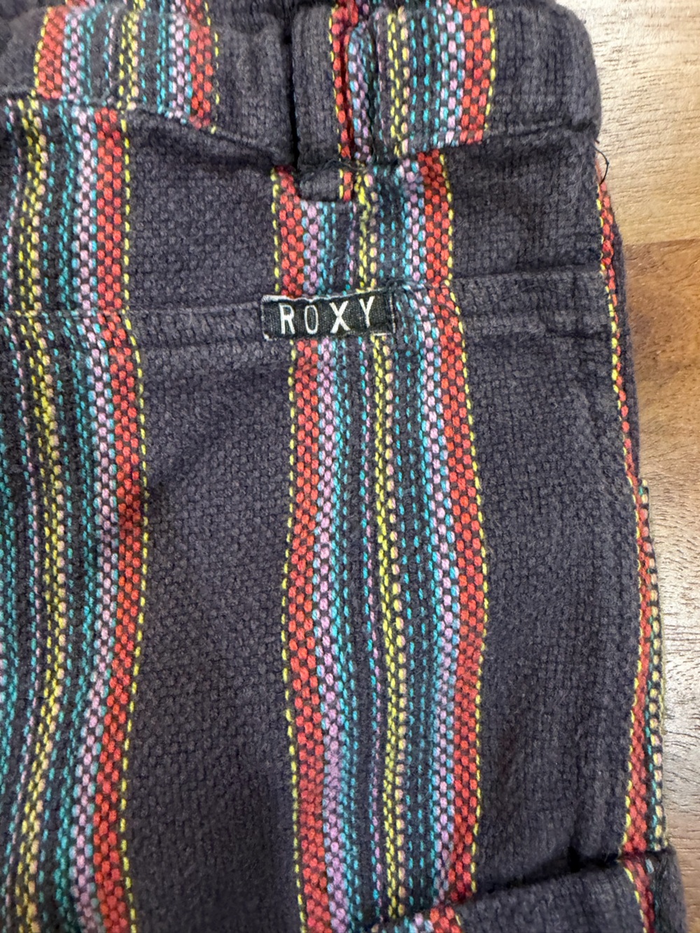 Roxy Multicolor Striped Drawstring Shorts - Size XS - Picture 10 of 10